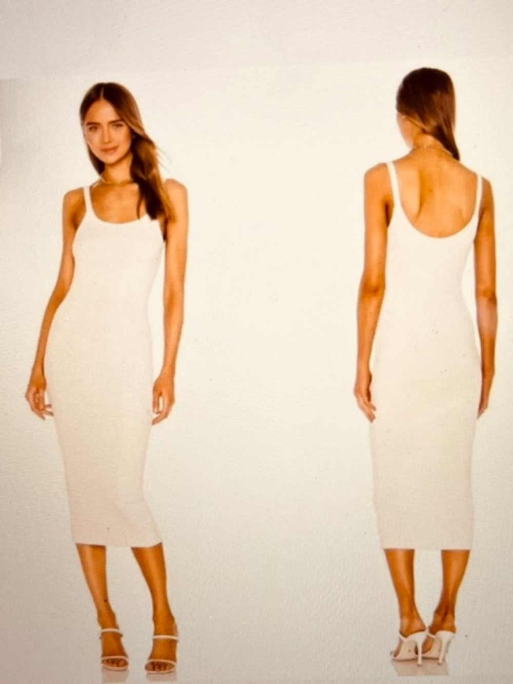 Vince Ribbed Cami Midi Dress